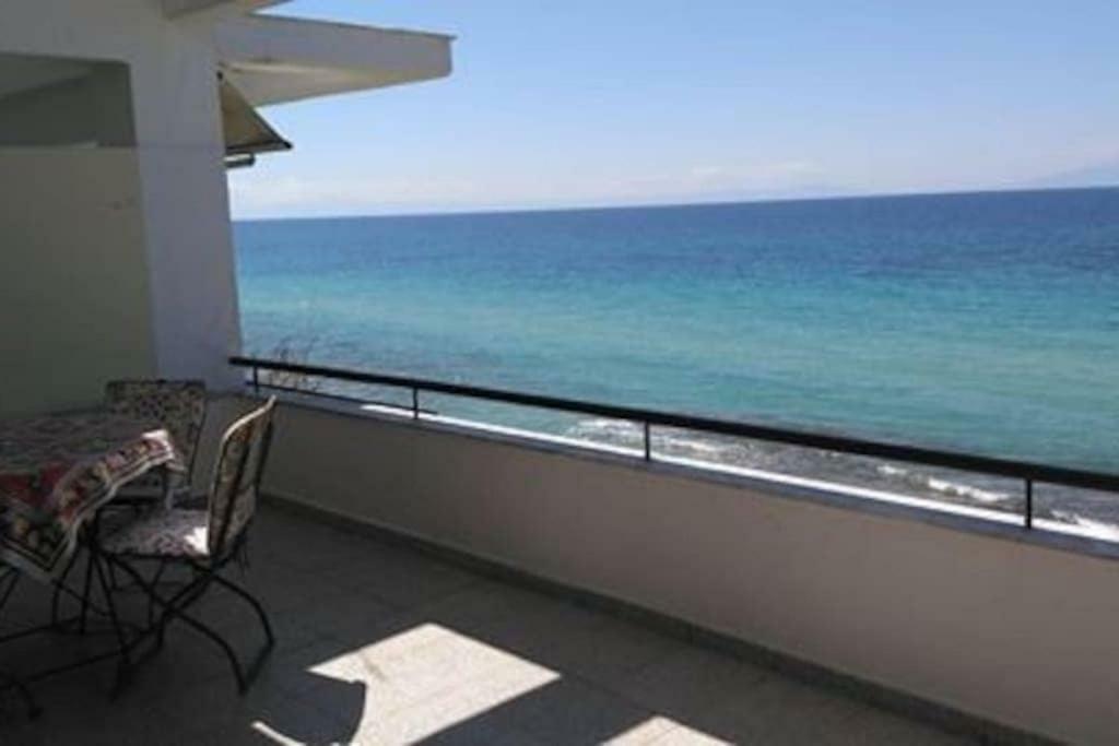 Seaside Beach House Siviri Exterior photo