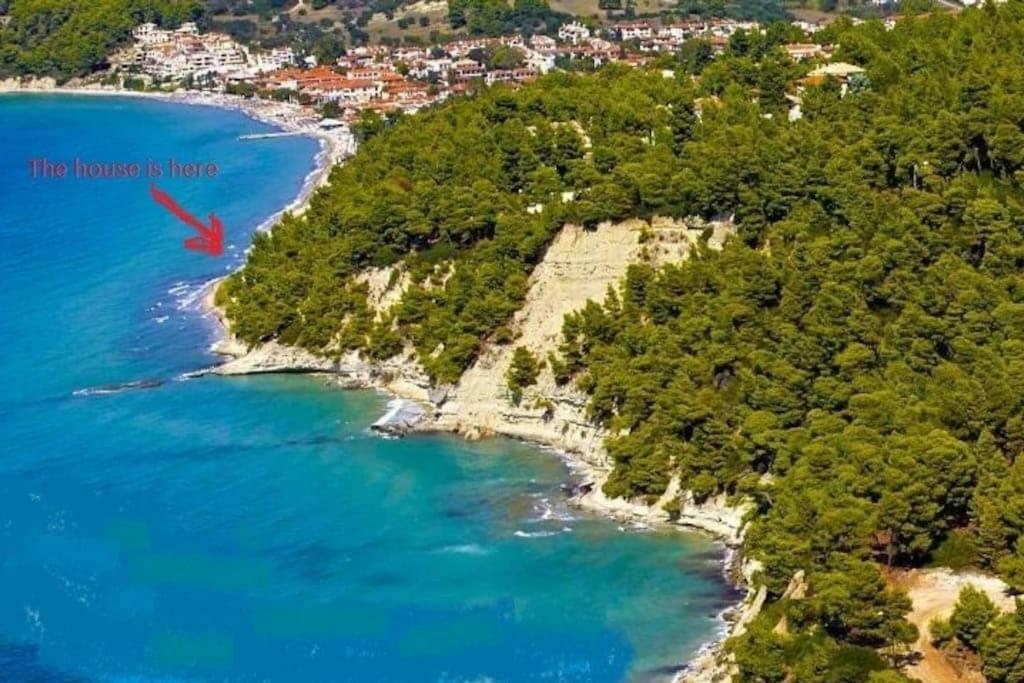 Seaside Beach House Siviri Exterior photo