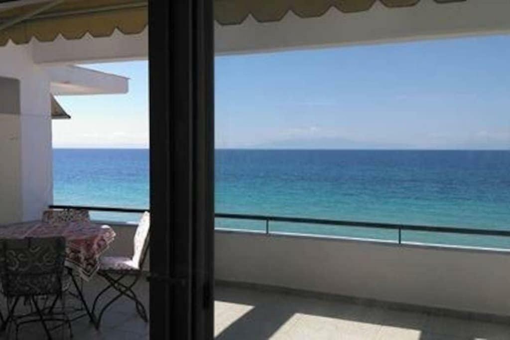 Seaside Beach House Siviri Exterior photo